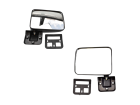 Kit Retrovisores Externos Pretos Mitsubishi L200 2.5 4x2 4x4 1991/2006