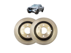 Kit 2 Discos Freio Traseiro 308MM Frontier 2.3 2023/2024