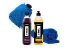 Kit Shampoo Automotivo Concentrado 500mL e Acessórios Limpeza